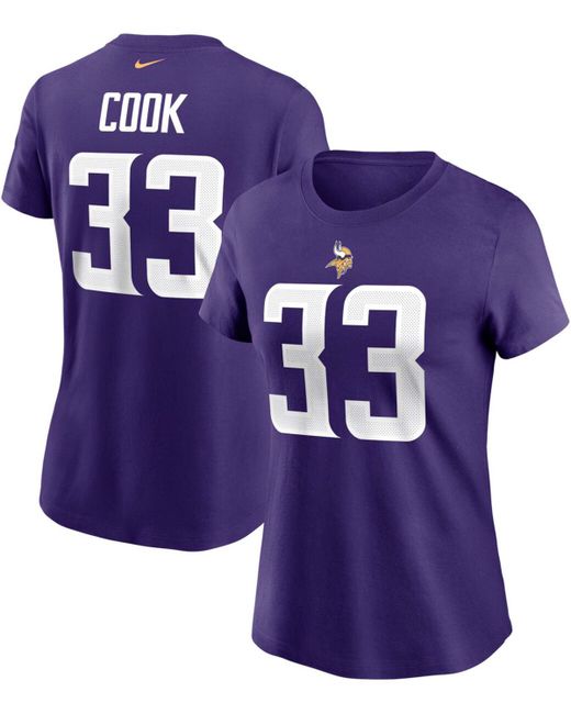 Nike Dalvin Cook Minnesota Vikings Name Number T-shirt