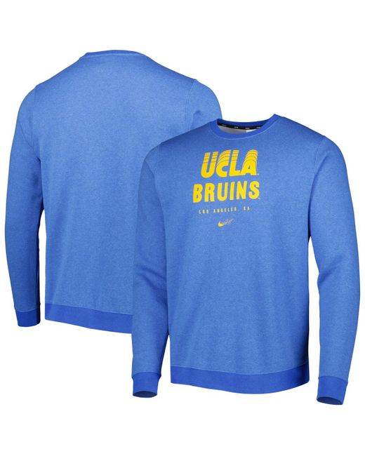 Nike Ucla Bruins Vault Stack Club Fleece Pullover Sweatshirt