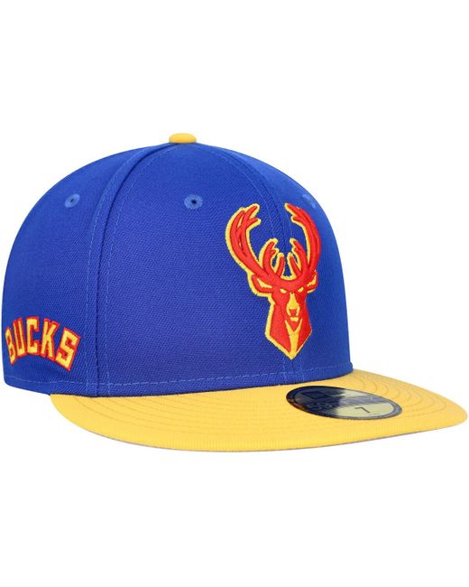 New Era Milwaukee Bucks Side Patch 59FIFTY Fitted Hat