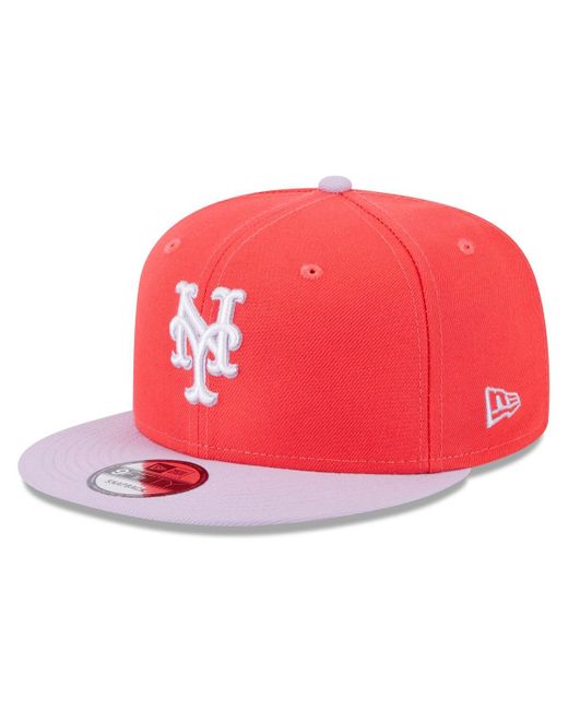 New Era and Purple New York Mets Spring Basic Two-Tone 9FIFTY Snapback Hat