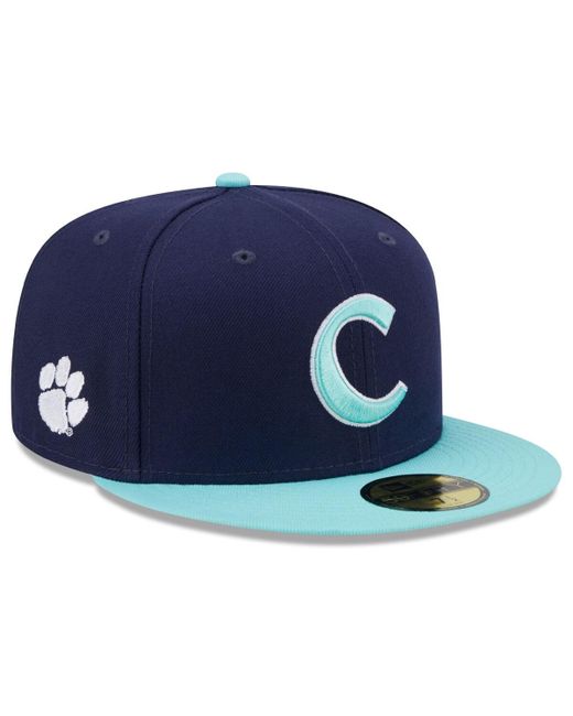 New Era Light Blue Clemson Tigers 59FIFTY Fitted Hat