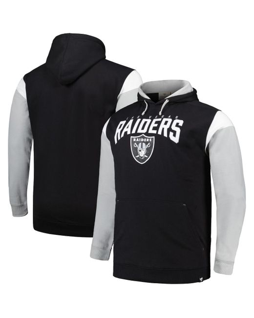 Profile Las Vegas Raiders Big and Tall Trench Battle Pullover Hoodie