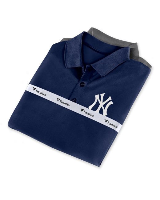 Fanatics Gray New York Yankees Polo Shirt Combo Set