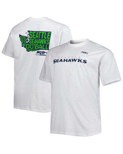 Fanatics Seattle Seahawks Big and Tall Hometown Collection Hot Shot T-shirt