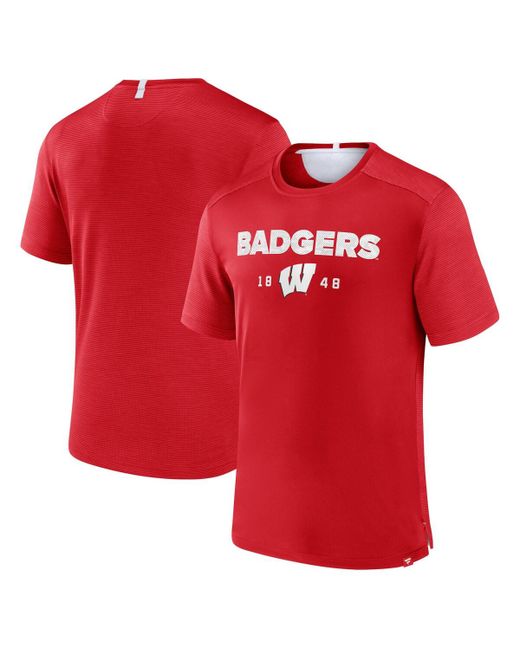 Fanatics Wisconsin Badgers Defender Rush T-shirt