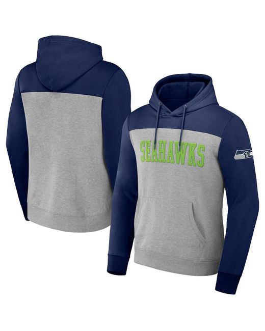 Fanatics Nfl x Darius Rucker Collection by Seattle Seahawks Blocked Pullover Hoodie