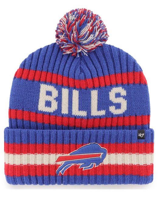 '47 Brand Buffalo Bills Bering Cuffed Knit Hat with Pom