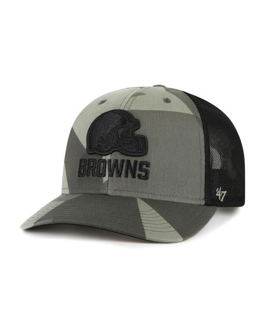 '47 Brand 47 Brand Cleveland Browns Countershade Mvp Trucker Snapback Hat
