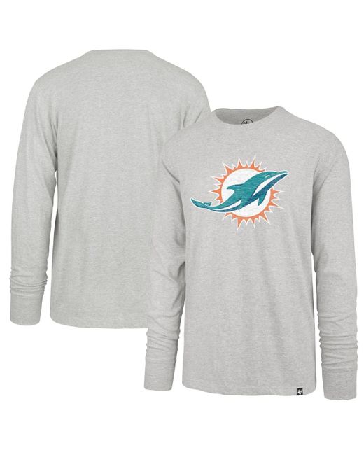 '47 Brand 47 Brand Distressed Miami Dolphins Premier Franklin Long Sleeve T-shirt