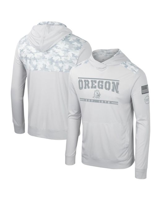 Colosseum Oregon Ducks Oht Military-Inspired Appreciation Long Sleeve Hoodie T-shirt