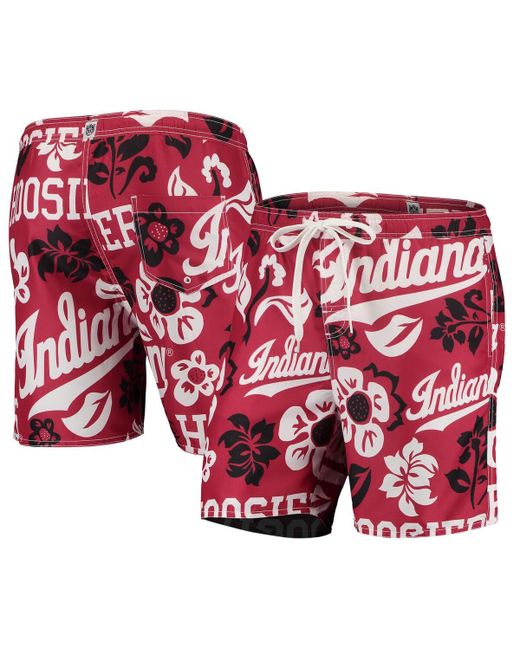 Wes & Willy Indiana Hoosiers Volley Logo Swim Trunks