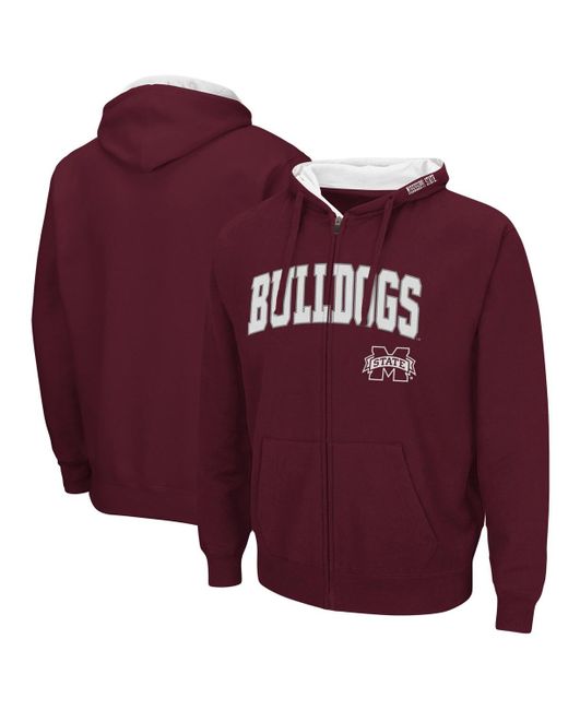 Colosseum Mississippi State Bulldogs Arch Logo 3.0 Pullover Hoodie