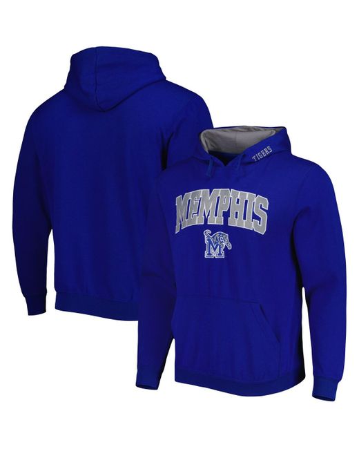 Colosseum Memphis Tigers Arch and Logo Pullover Hoodie