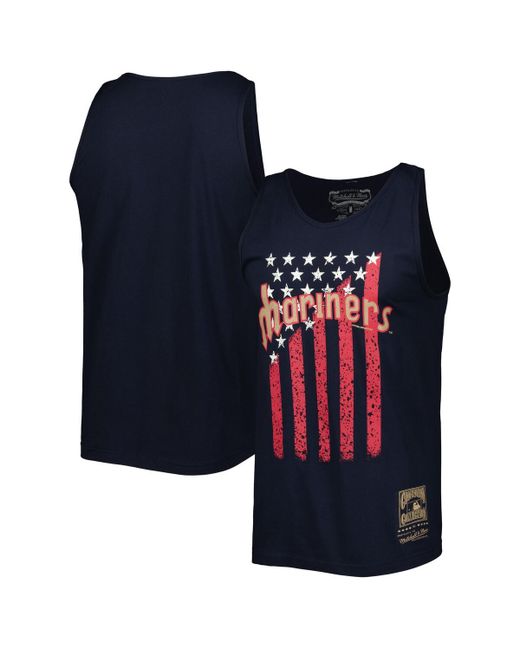 Mitchell & Ness Seattle Mariners Cooperstown Collection Stars and Stripes Tank Top