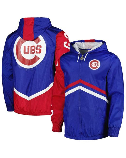 Mitchell & Ness Chicago Cubs Undeniable Full-Zip Hoodie Windbreaker Jacket