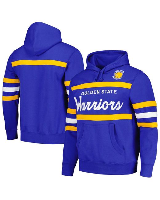 Mitchell & Ness State Warriors Head Coach Pullover Hoodie