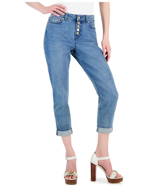 Michael Kors Michael Selma High-Rise Cropped Skinny Jeans