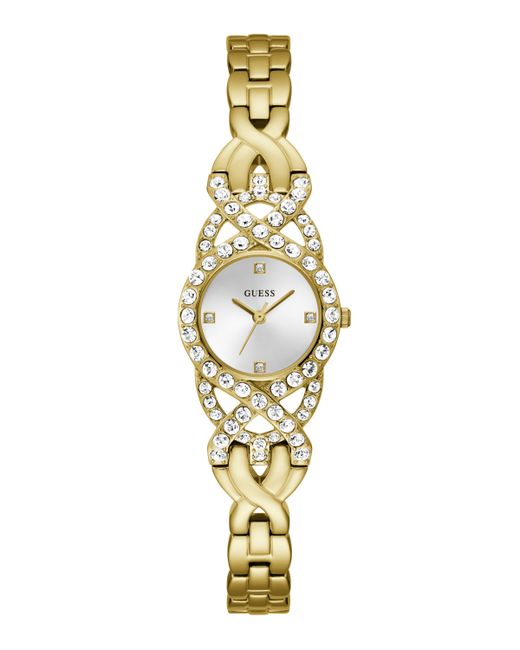 Guess Analog Gold-Tone Steel Watch 23mm