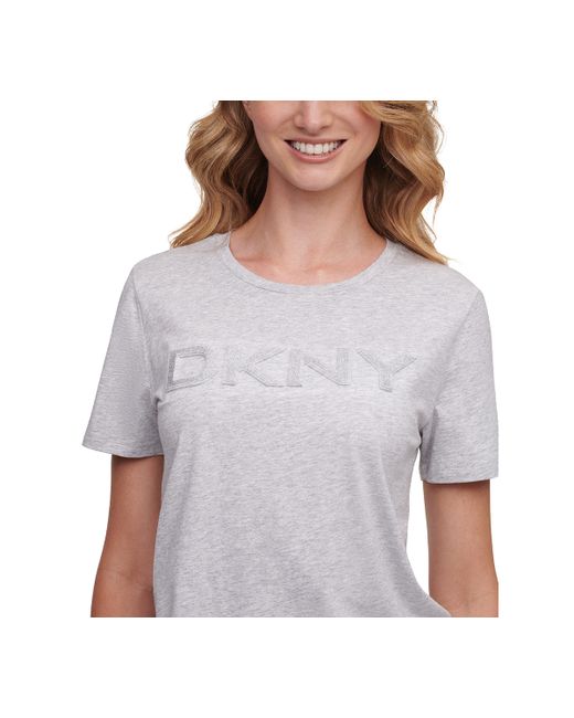 Dkny Glitter Logo T-Shirt