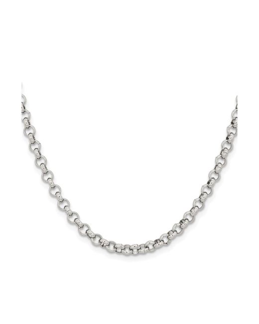 Chisel Polished Rolo Chain Necklace