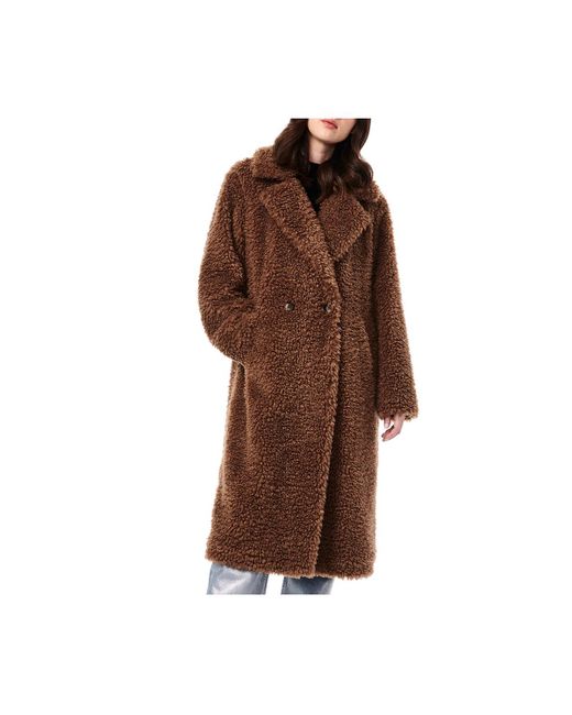 Bernardo Long Faux Fur Coat