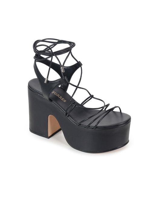 Paula Torres Shoes Greta Strappy Platform Sandals