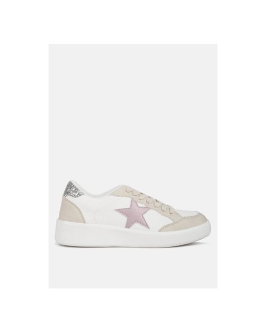 London Rag Perry Glitter Detail Star Sneakers