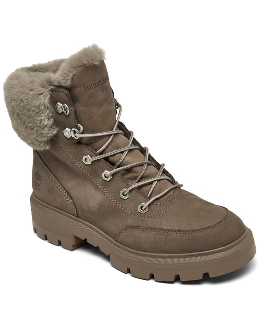 Timberland Cortina Valley 6 Lace-Up Water Resistant Boots from Finish Line