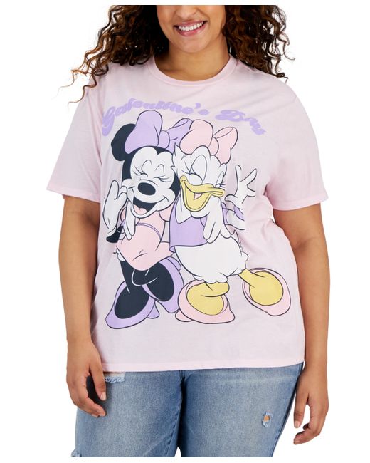 Disney Trendy Plus Minnie Daisy Galentines Printed T-Shirt