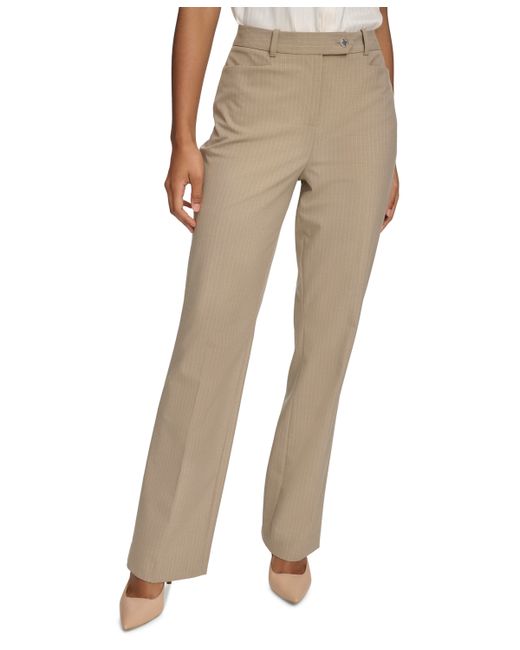 Calvin Klein Pinstriped Modern Fit Pants