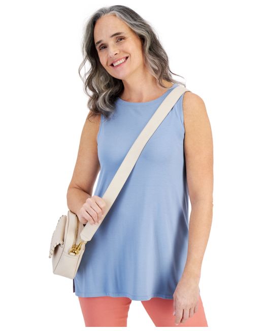 Style & Co Petite Boat-Neck Layering Sleeveless Tank Top Created for