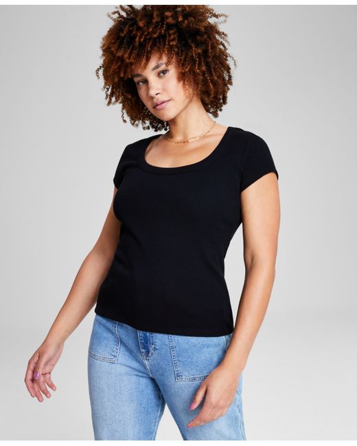 And Now This Scoop-Neck Cap-Sleeve Top Created for Macy