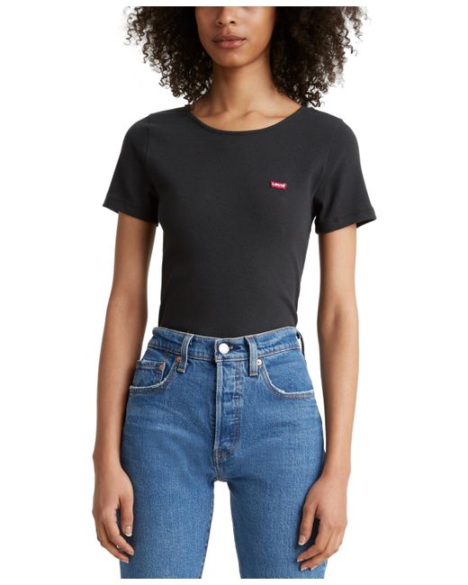 Levi's Slim Fit Honey Ribbed Logo T-Shirt