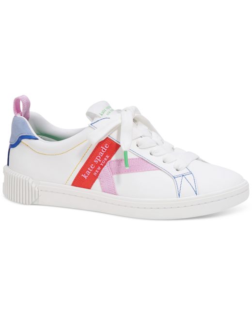 Kate Spade New York Signature Lace-Up Sneakers North Star Multi