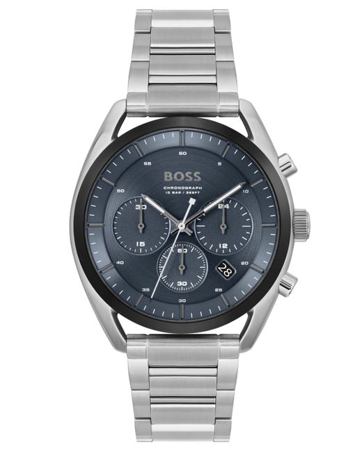 Boss Top Quartz Fashion Chronograph Stainless Steel Watch 44mm
