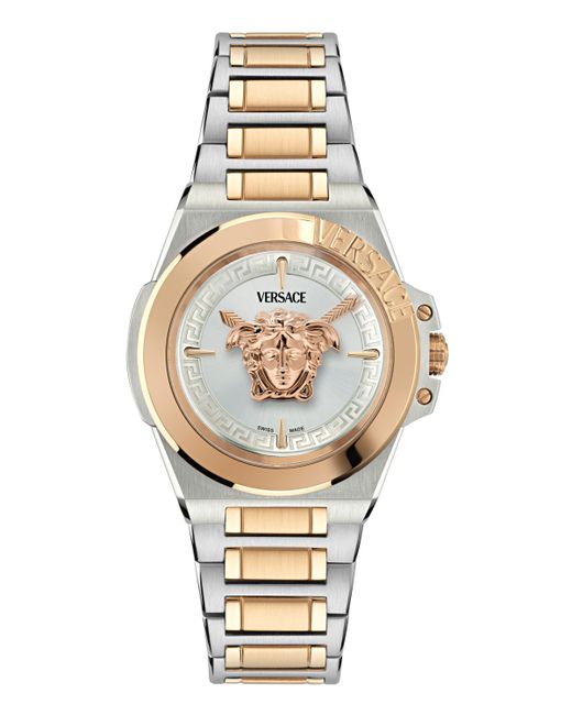 Versace Swiss Two-Tone Stainless Steel Bracelet Watch 37mm