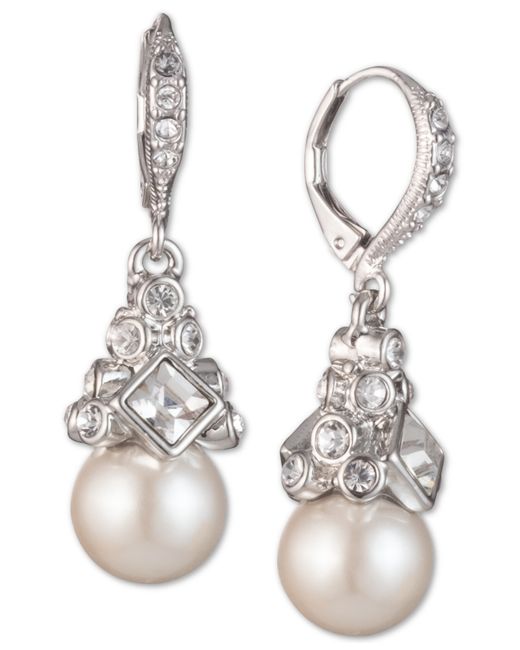 Givenchy Imitation and Pearl Small Drop Earring