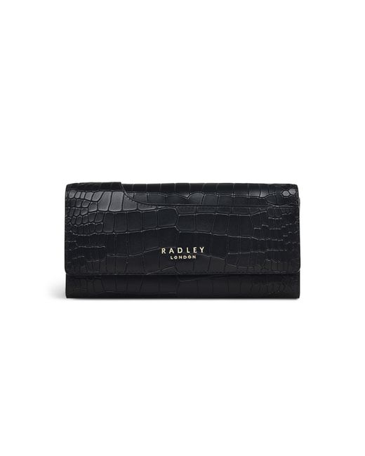 Radley London Pockets 2.0 Faux Croc Mini Flapover Wallet