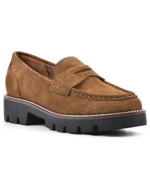 White Mountain Gunner Lug Sole Loafers