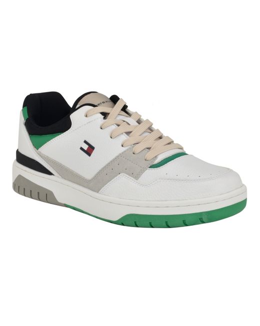 Tommy Hilfiger Nashon Lace Up Fashion Sneakers Green Multi