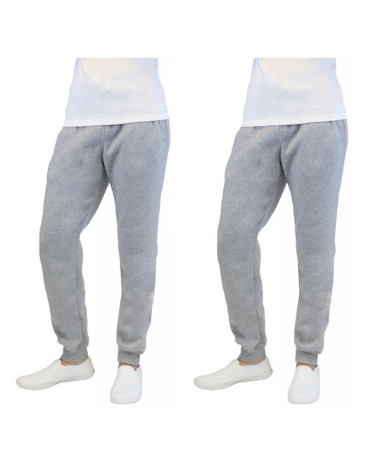 Galaxy By Harvic 2-Packs Slim-Fit Fleece Jogger Sweatpants