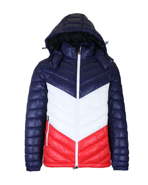Galaxy By Harvic Heavyweight Quilted Hooded Puffer Bubble Jacket