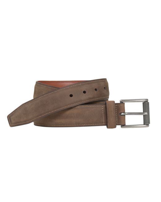 Johnston & Murphy Casual Oiled Leather Belt