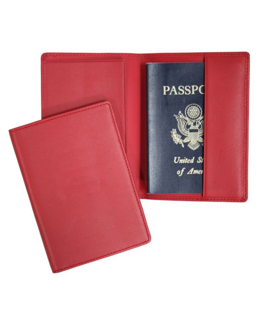 ROYCE New York Classic Rfid Blocking Passport Case