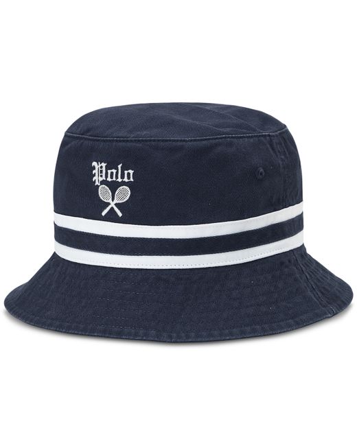 Polo Ralph Lauren Striped-Band Twill Bucket Hat