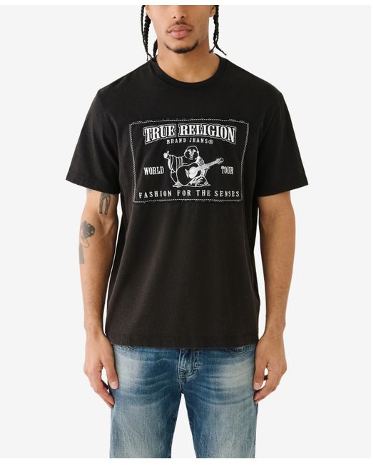 True Religion Short Sleeve Relaxed Vintage-Inspired Srs T-shirts