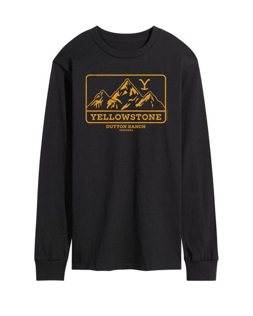 Airwaves Yellowstone Mountain Long Sleeve T-shirt