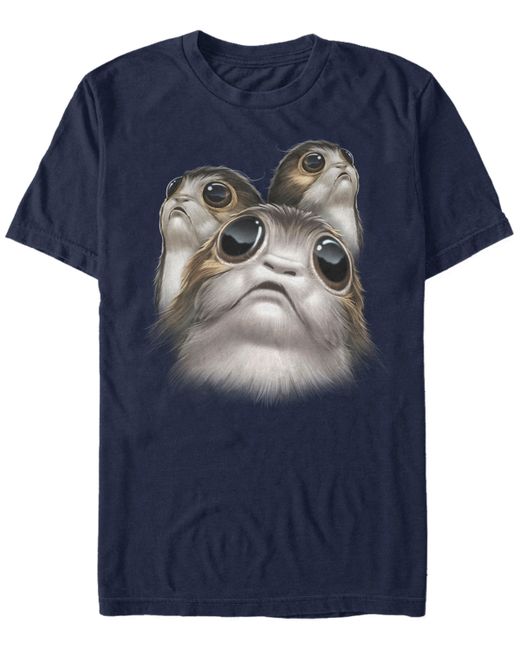Fifth Sun Star Wars Porgs Big Eyes Short Sleeve T-Shirt