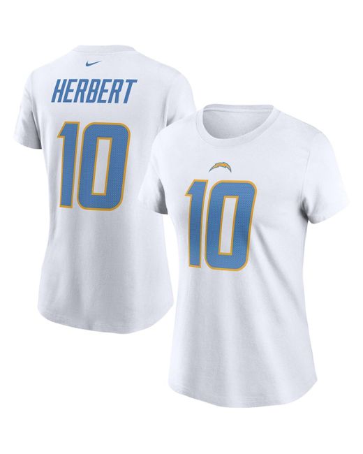 Nike Justin Herbert Los Angeles Chargers Player Name Number T-shirt