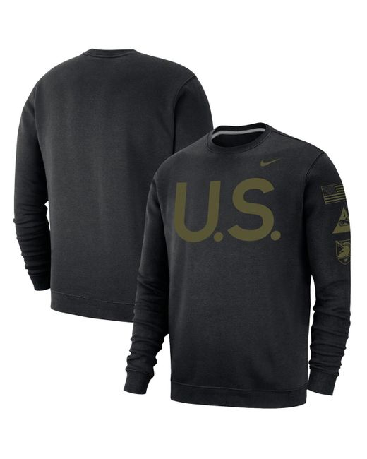 Nike Army Knights 1st Armored Division Old Ironsides Rivalry Club Fleece U.s. Logo Pullover Sweatshirt